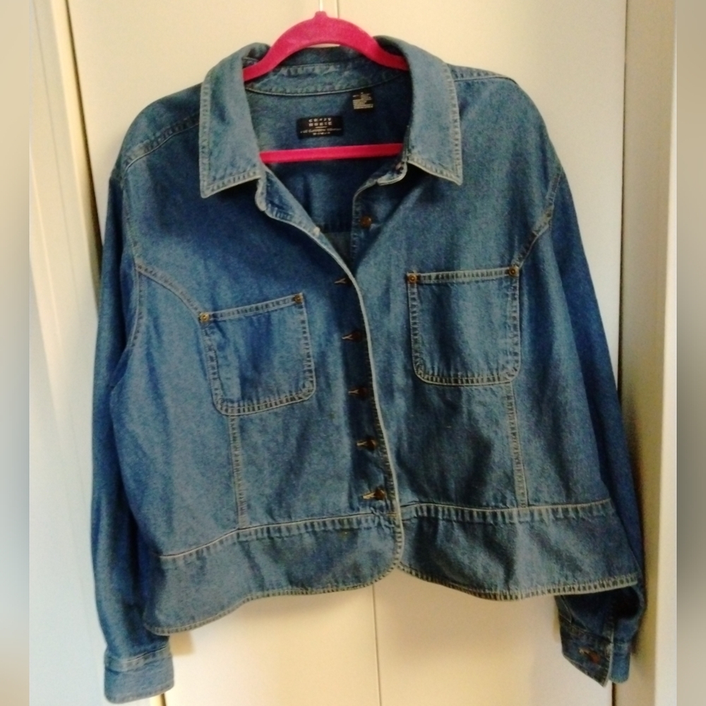 Crazy Horse by Liz Claiborne denim jacket, size 2